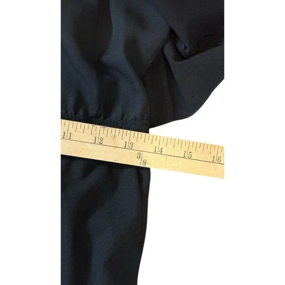 Club Monaco Sleeveless Straight Leg Jumpsuit Women's Size 0 Sheer Top w/Overlay - Picture 13 of 16